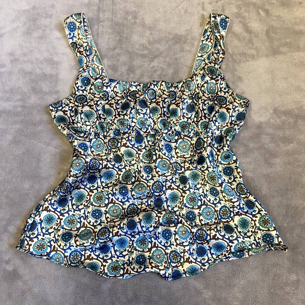 Self Esteem Vintage y2k Satin Milkmaid Tank Top